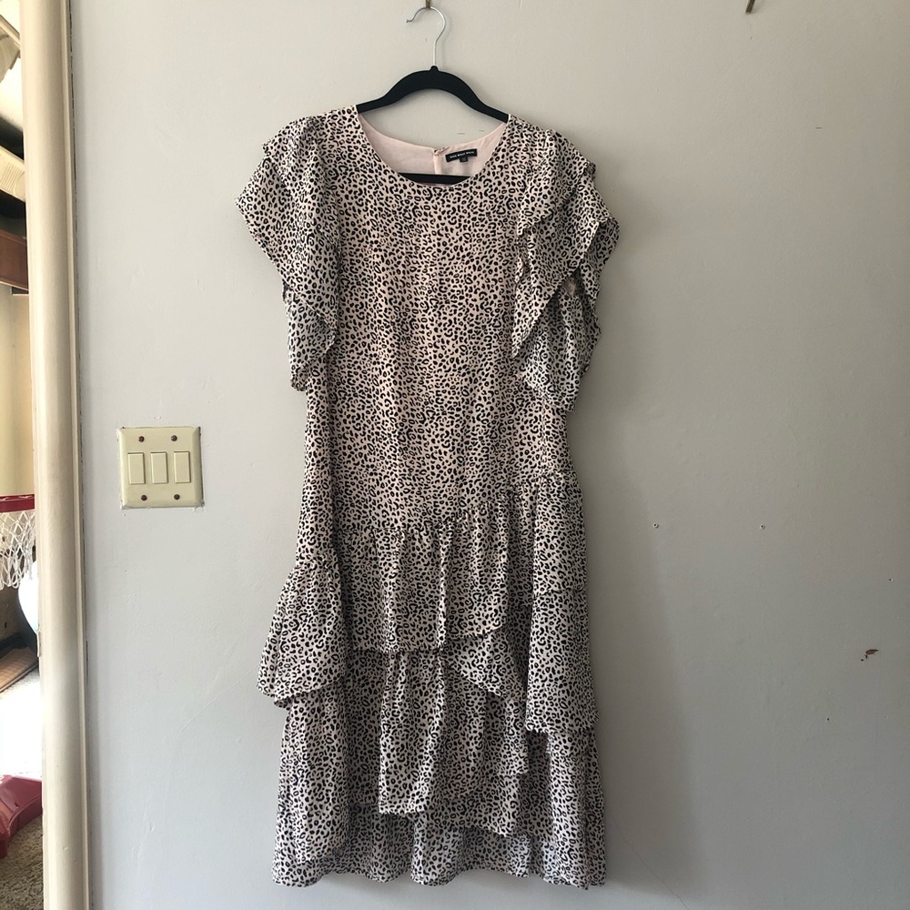 Who What Wear Cheetah Print Dress